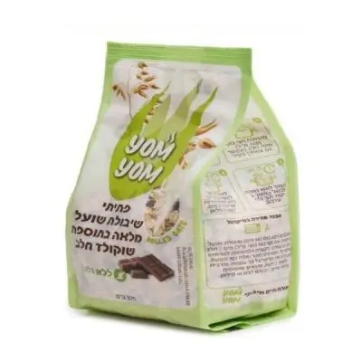 פתיתי שיבול שועל ללא גלוטן "יום יום" - בתוספת שוקולד 375 גרם